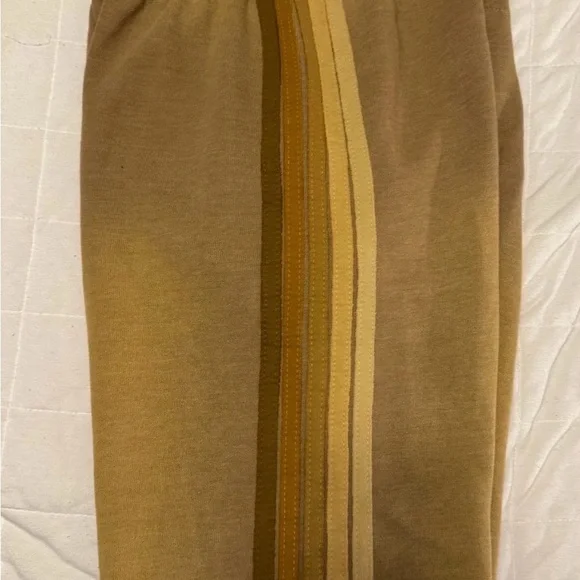 Aviator Nation 5 Stripe Sweatpants/Faded Tan - Picture 2 of 5
